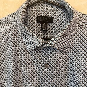 Alfani  Long Sleeve  Dress  Shirt  Button Up  Size XL